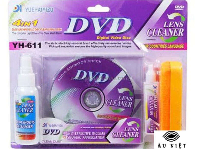 xử lý mắt kính bị xước bằng bình xịt làm sạch CD / DVD