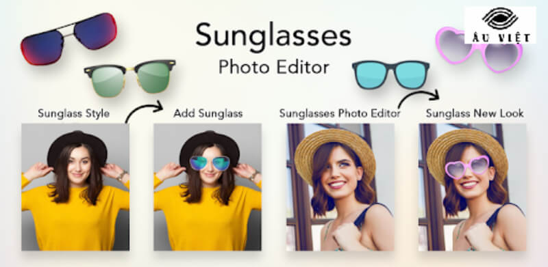 Glasses Sunglasses photo editor không làm bạn thất vọng
