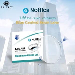 Tròng kính Nottica 1.56 ánh sáng xanh