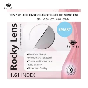 Tròng Kính Đổi Màu Rocky Chiết Suất 1.61