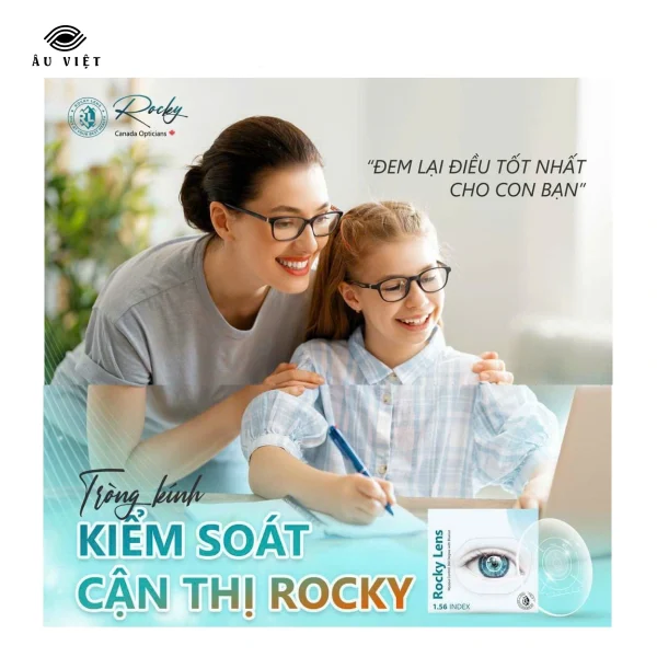 Tròng kính Rocky kiểm soát độ cận trẻ em chính hãng