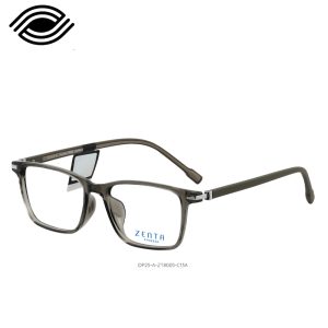 Gọng kính zenta ZT8005 đen trong